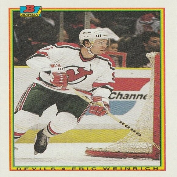 Eric Weinrich New Jersey Devils NHL Hockey Card Collection - 6 Card Set - Picture 7 of 7